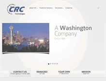 Tablet Screenshot of crctechs.com